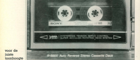 cassetterecorder-snelheidskalibrator - voor de juiste toonhoogte