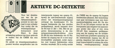 aktieve DC-detektie