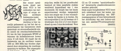 VCO voor 1250… 1800 MHz