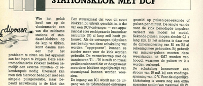 stationsklok met DCF