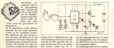 zoeker voor akupunktuur-punten