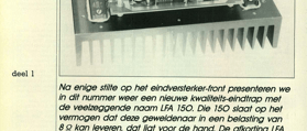 LFA 150 (1) - een snelle eindversterker