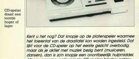 CD-toerenregelaar - CD-speler draait een toontje hoger of lager