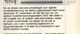 digitale modeltreinbesturing: EDiTS (5) - Elektuur Digitaal Trein Systeem: de cenrtale besturing