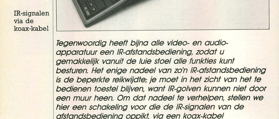 afstandsbediening-verlenger - IR-signalen via de koax-kabel