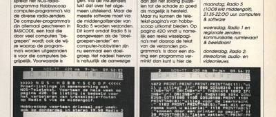geselekteerd - BASICODE op teletekst
