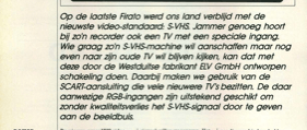 S-VHS/RGB-konverter - S-VHS op een gewone TV