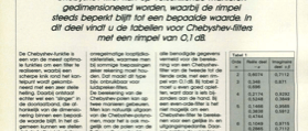 praktische filtertechniek (8) - Chebyshev-filters - 1