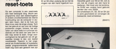 kinderveilige reset-toets