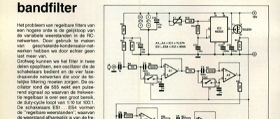 afstembare bandfilter