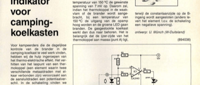 indikator voor campingkoelkasten