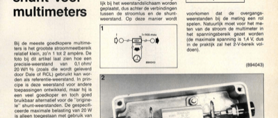 shunt voor multimeters