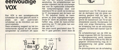 eenvoudige VOX
