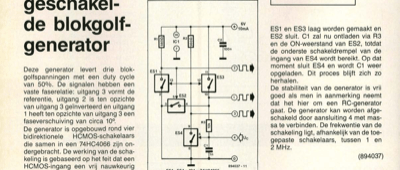 geschakelde blokgolfgenerator