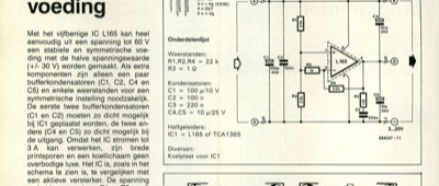 symmetrische voeding