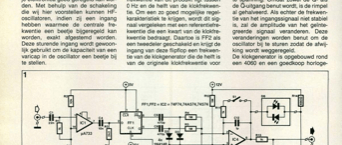 stabilisator voor VFO's tot 100 MHz