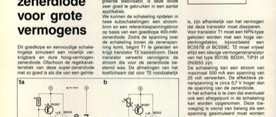 zenerdiode voor grote vermogens