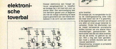 elektronische toverbal
