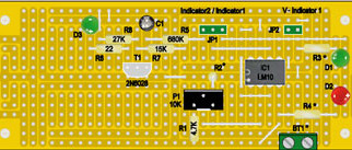 Batterij-bijna-leeg-indicator