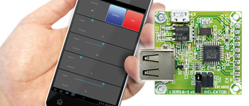 Elektronica aansturen met smartphone of tablet