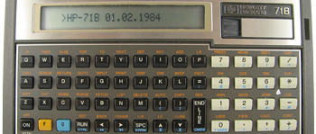 Hewlett Packard 71B rekenwonder (1984)
