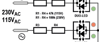 Stopcontacttester met duo-LED’s