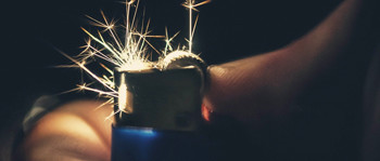 Vonken triggeren schakeling