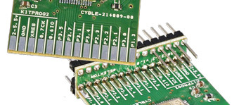 PSoC BLE-module in breadboard-vriendelijk L-board-formaat