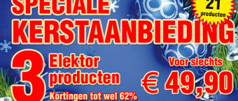Niet vergeten: nog t/m 31-12 drie Elektor-producten voor € 49,90