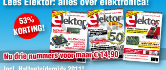 Twee nummers gratis bij een proefabonnement op Elektor