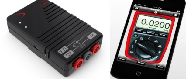 Draadloze multimetermodule voor iPhone/iPad