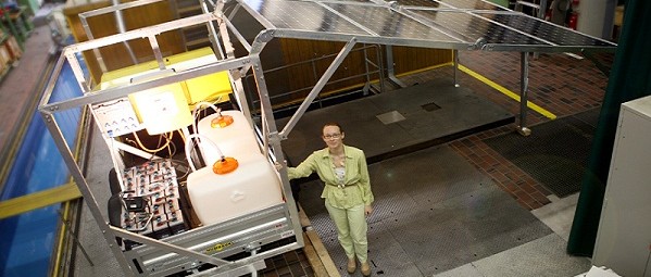 Mobiele energiecentrale voor ontwikkelingslanden