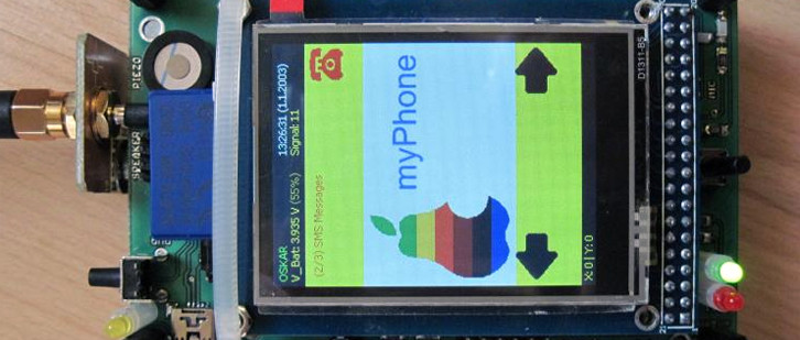 Un téléphone tactile propulsé par AVR