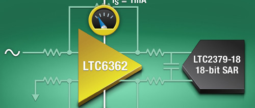 Amplificateur différentiel vrai, de faible puissance,