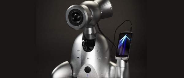 Muzikale robot voor smartphone