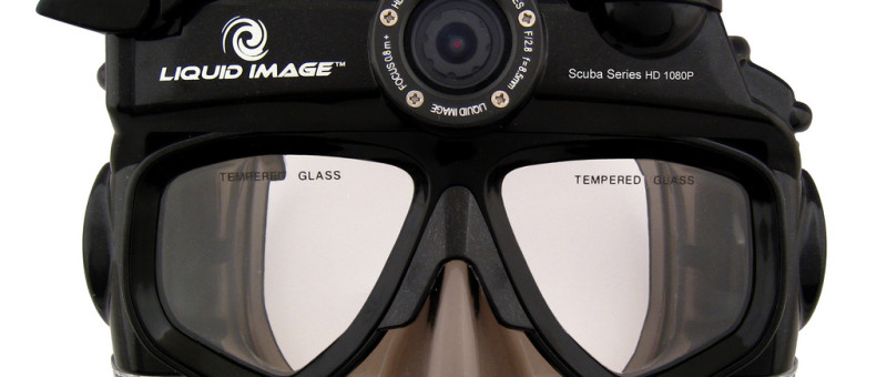 Masque de plongée pour filmer en HD