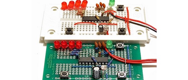 Breadboard-printplaat