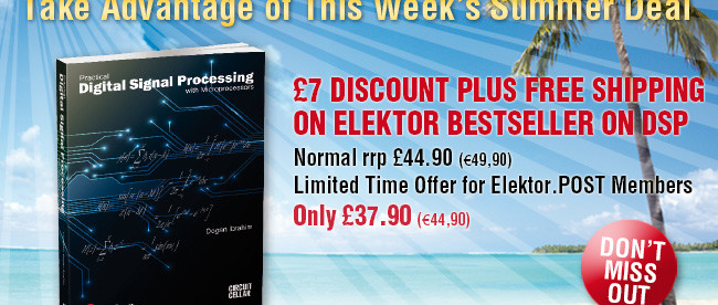 Summer Deal: Elektor Bestseller on DSP at a £7 Discount