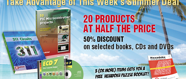 Summer Deal: 20 Elektor Bestsellers at Half the Price