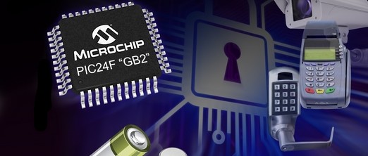 Microchip-PIC's met geïntegreerde encryptie-engine