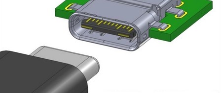 Omkeerbare USB-connector klaar voor productie