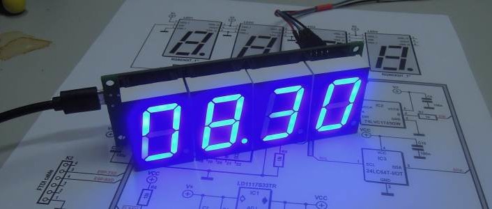 RGBDigit IoT-klok – de ultieme 7-segment-display klok?