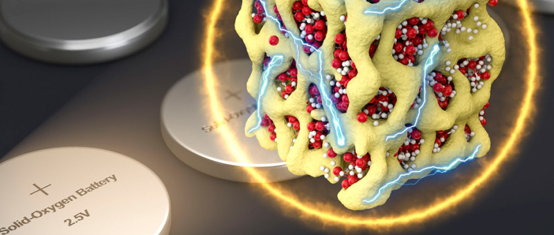 Nieuwe lithium-zuurstof accu met grotere energie-efficiëntie en langere levensduur