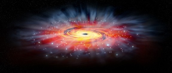 Virtuele telescoop maakt eerste afbeelding van zwart gat