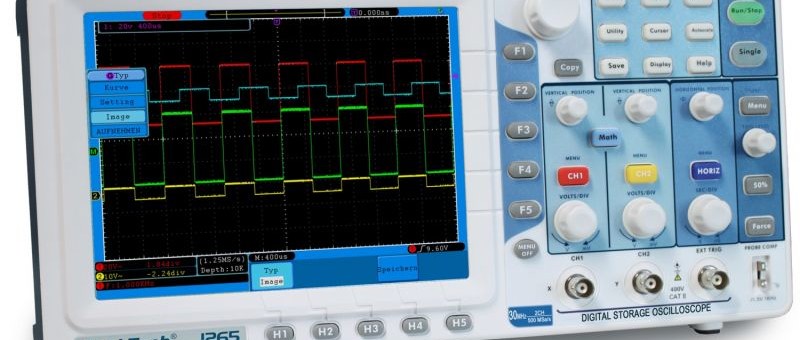 Review: Digitale oscilloscoop PeakTech 1265