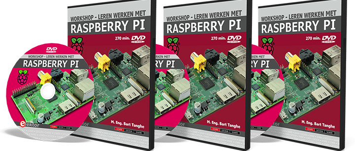 Nieuwe DVD: Leren werken met Raspberry Pi
