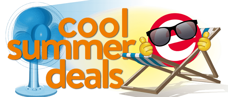 Het wordt een hete zomer met de "Cool Summer Deals"