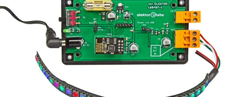 ESP8226-webserver voor NeoPixels-LED-strips