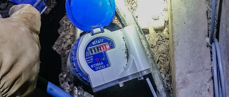 Waterverbruik monitoren met een ESP32