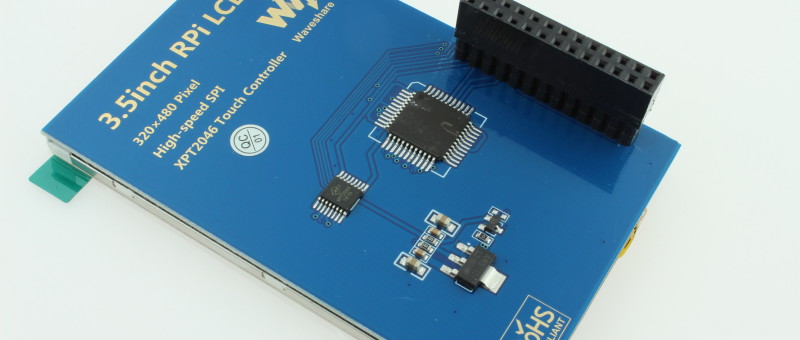 Snel 3,5"-touchscreen voor de Raspberry Pi